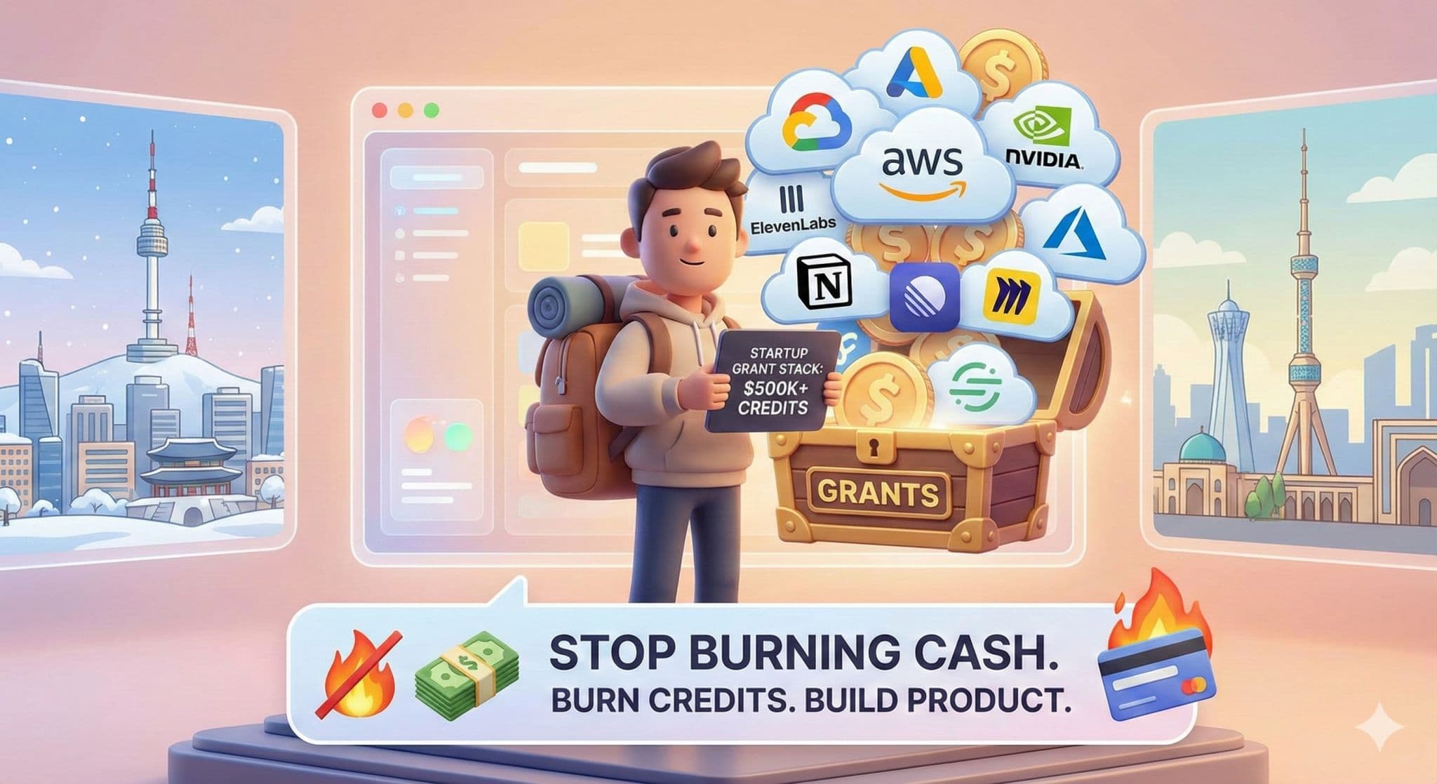 ๐ Startup Grant Stack: $500k+ in Credits for Founders in Korea & Uzbekistan (and beyond)