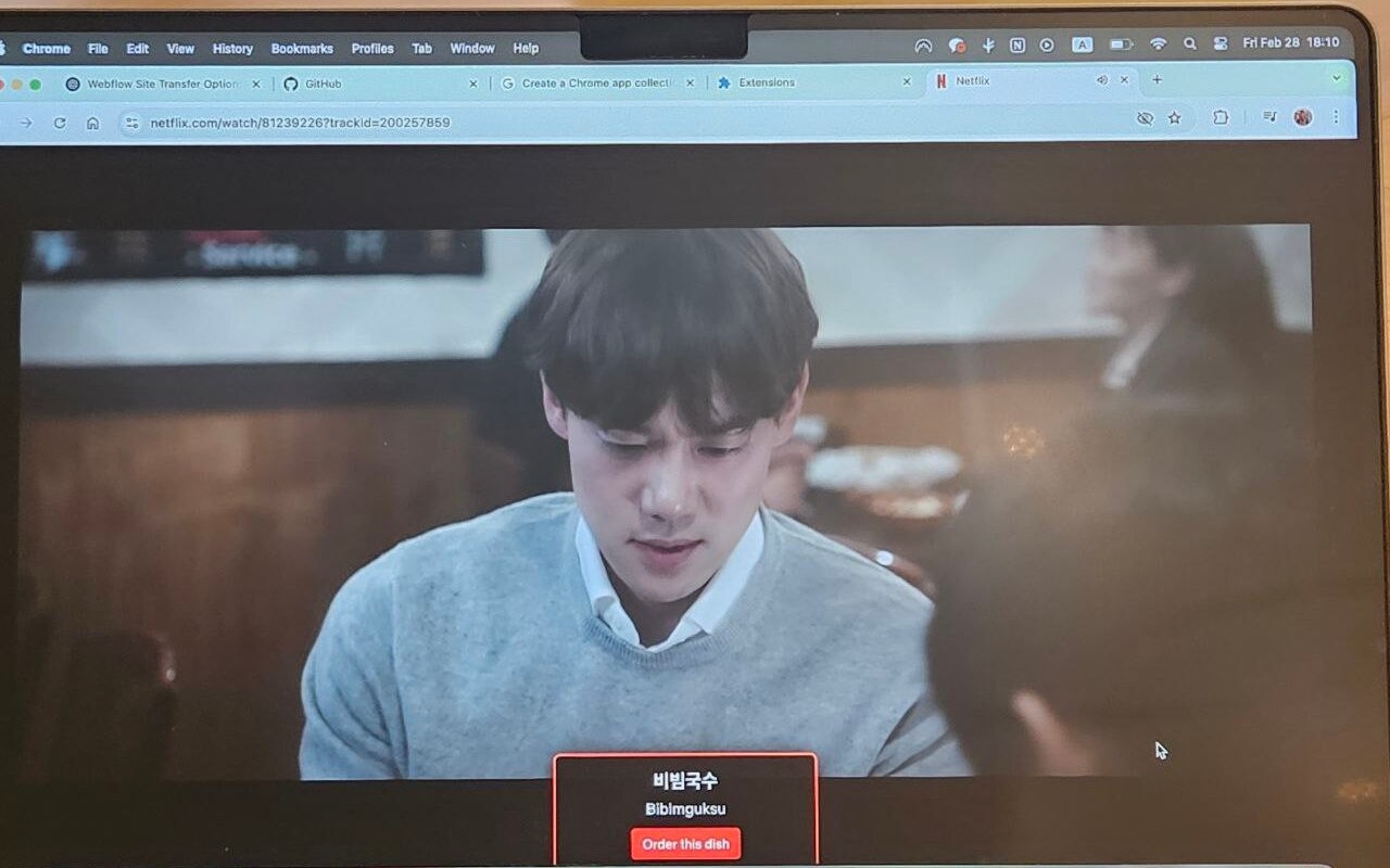 Food Identification Pop-up