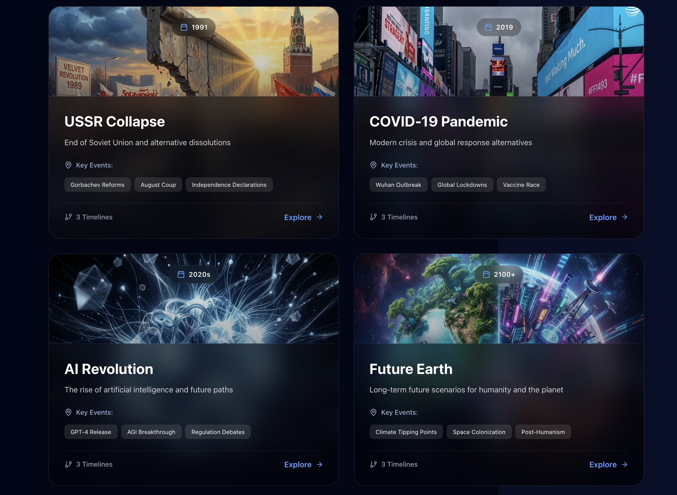 Multiversity Chapter Cards